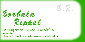 borbala rippel business card